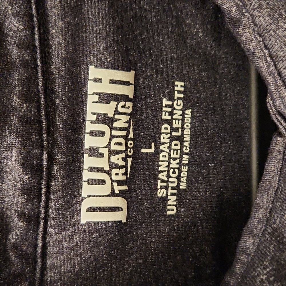 Duluth Trading Co Men's Gray Polo Shirt - Large - Picture 2 of 7